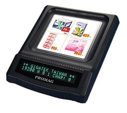Настольный вакуум-флуоресцентный (VFD) Дисплей покупателя с монетницей DSP802U в Шахтах