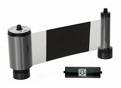 Черная лента с оверлеем (KO) на 3000 оттисков с чистящим роликом; для принтера Advent SOLID 700 в Шахтах