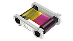 Полноцветная лента (YMCKO) на 500 оттисков с чистящим роликом; для принтера Advent SOLID 700 в Шахтах