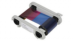 Полноцветная лента  (YMCKOK) для двусторонней печати на 200 оттисков с чистящим роликом в Шахтах